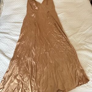 Chic Tan Maxi Dress